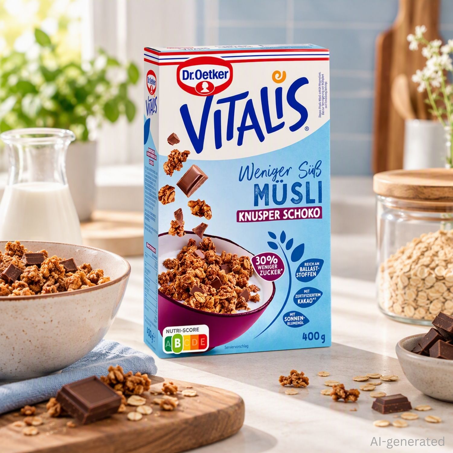 Vitalis Weniger Süß Knusper Schoko