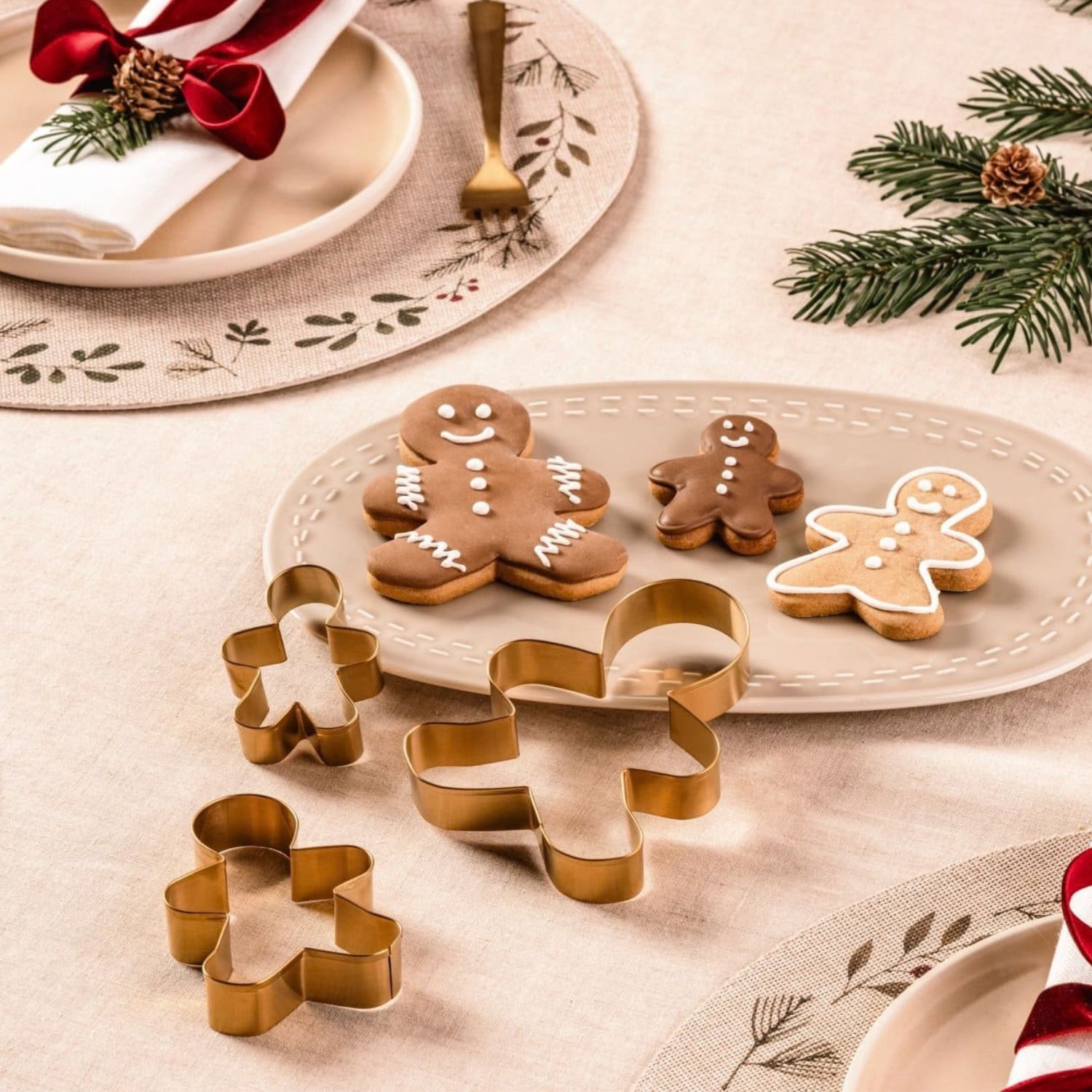 Ausstecher "Lebkuchenmännchen", 3 Stück
