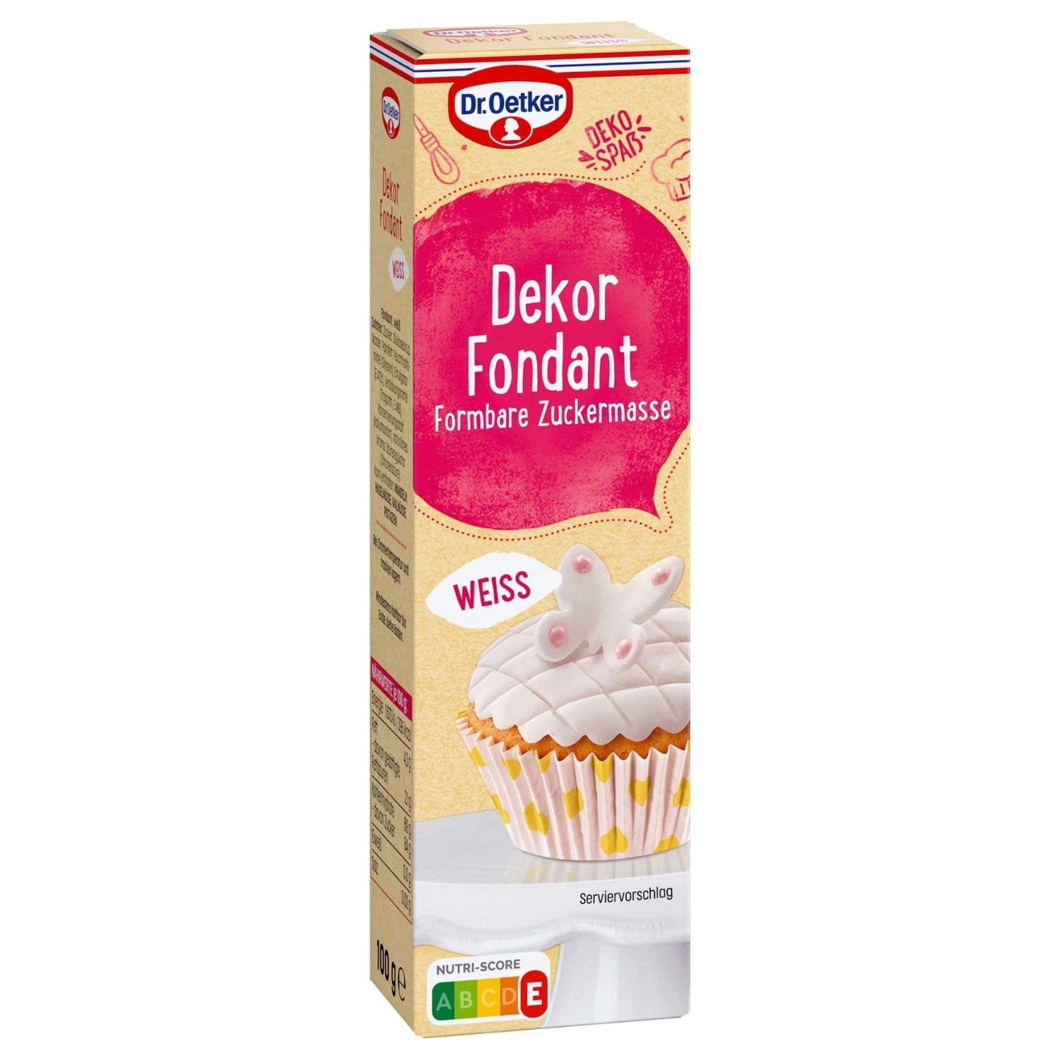 Dekor Fondant Weiß