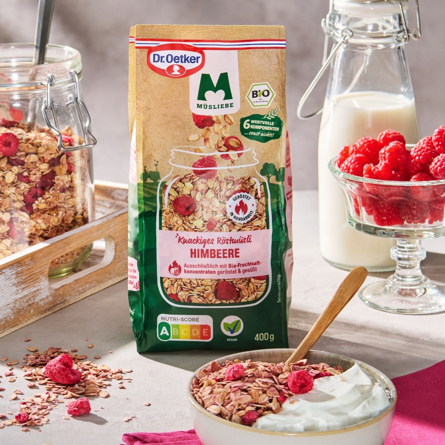 MÜSLIEBE Himbeere Bio