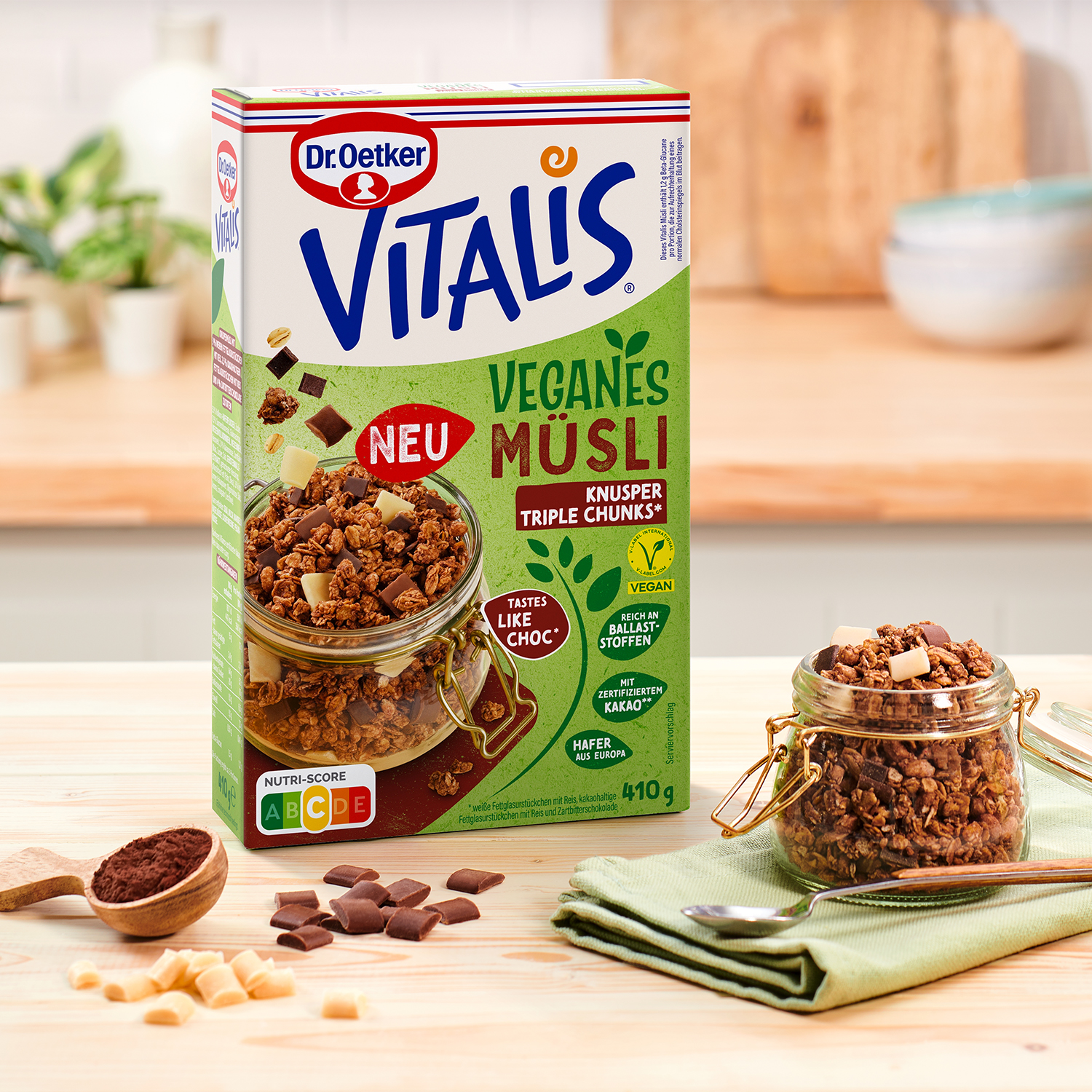 Vitalis Vegan Knusper Triple Chunks Vitalis Vegan Knusper Triple Chunks