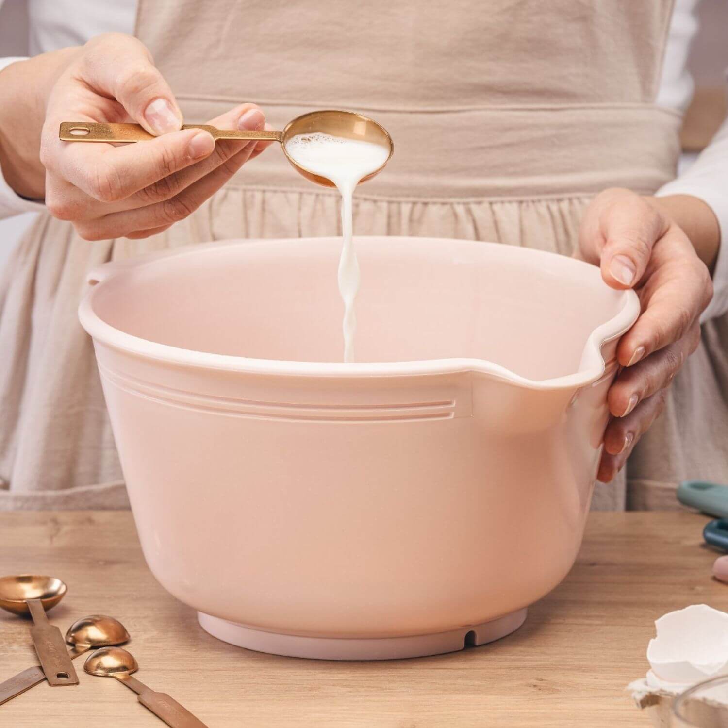 Messbecher- & Löffel-Set Aus 304 Edelstahl – 14-teilig, Mit Gravur (US/metric), Spülmaschinenfest, Ideal Für Küche & Backen