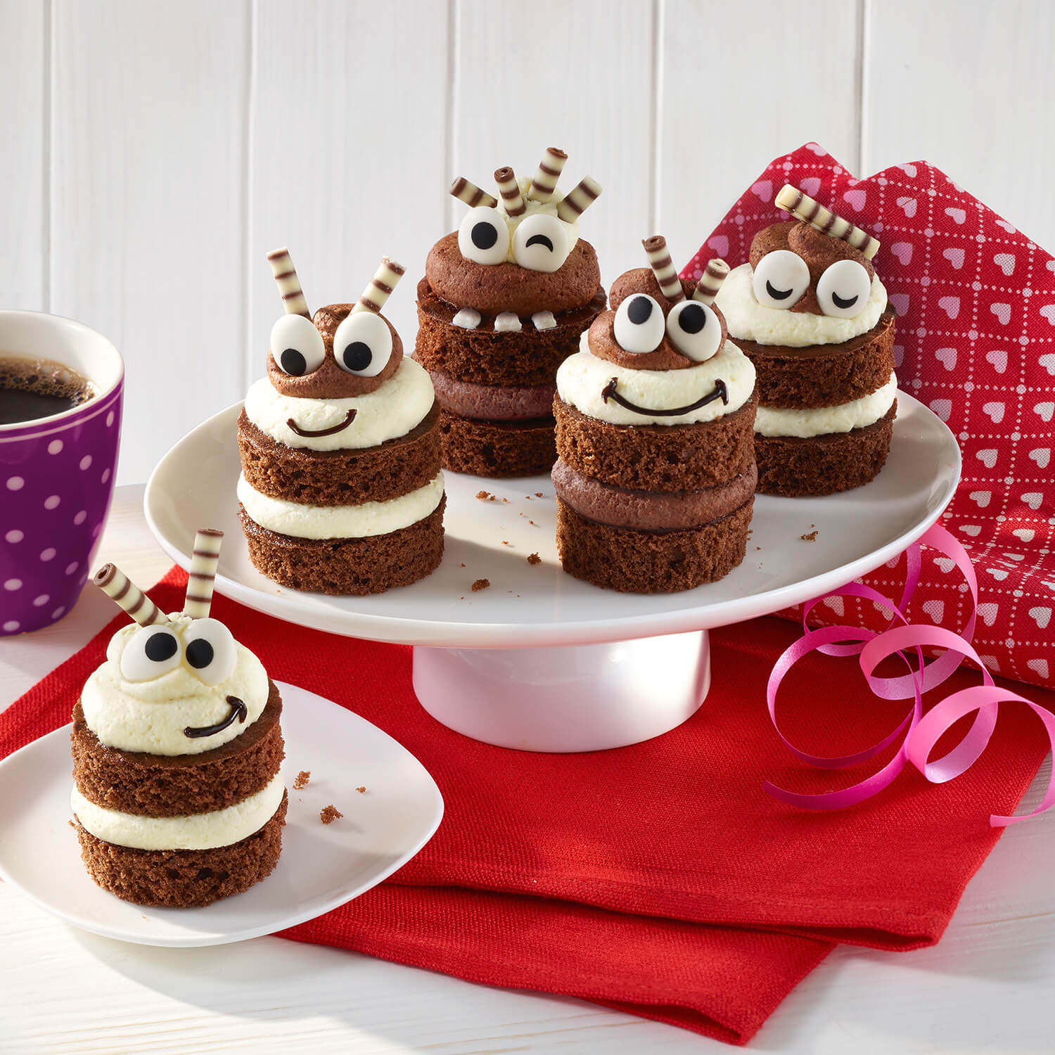 Schoko Zebra Röllchen Schoko Zebra Röllchen