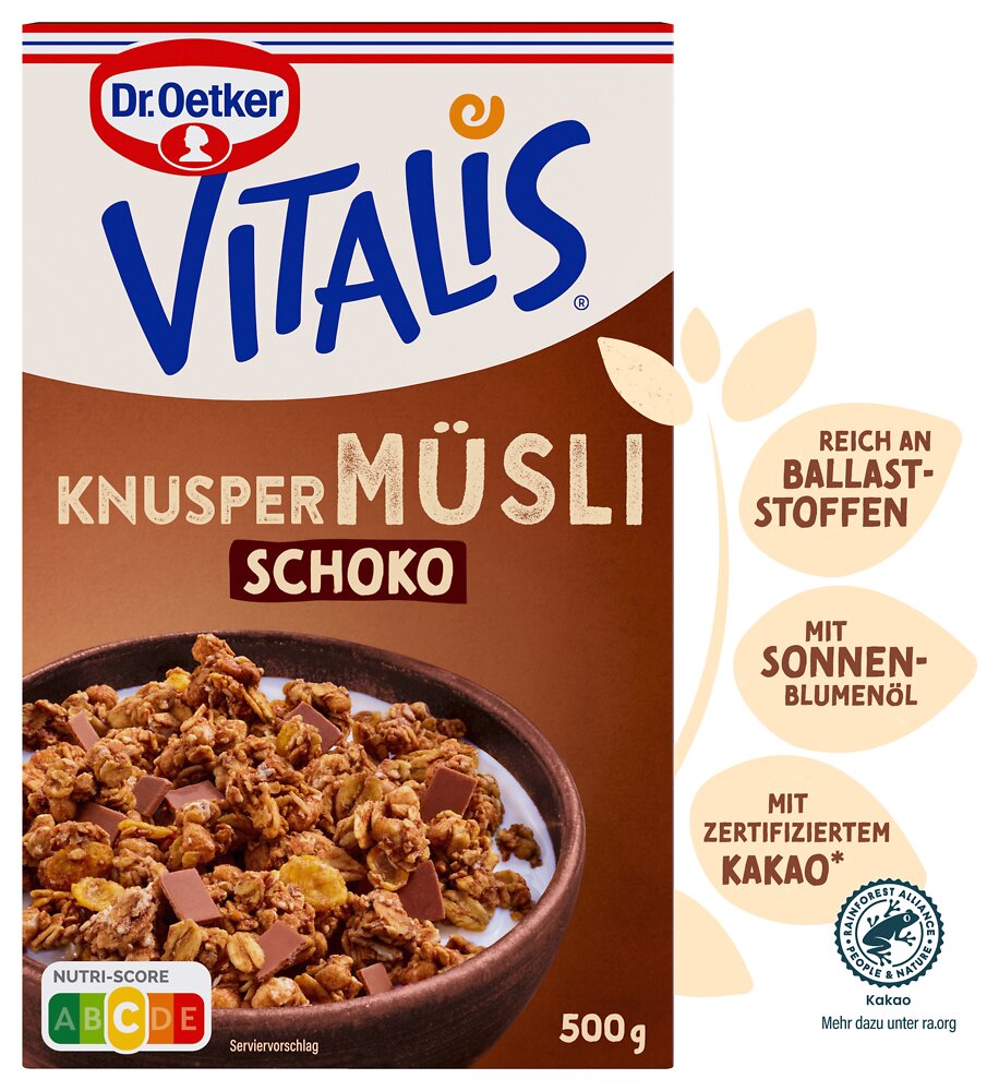 Vitalis Knuspermüsli Schoko