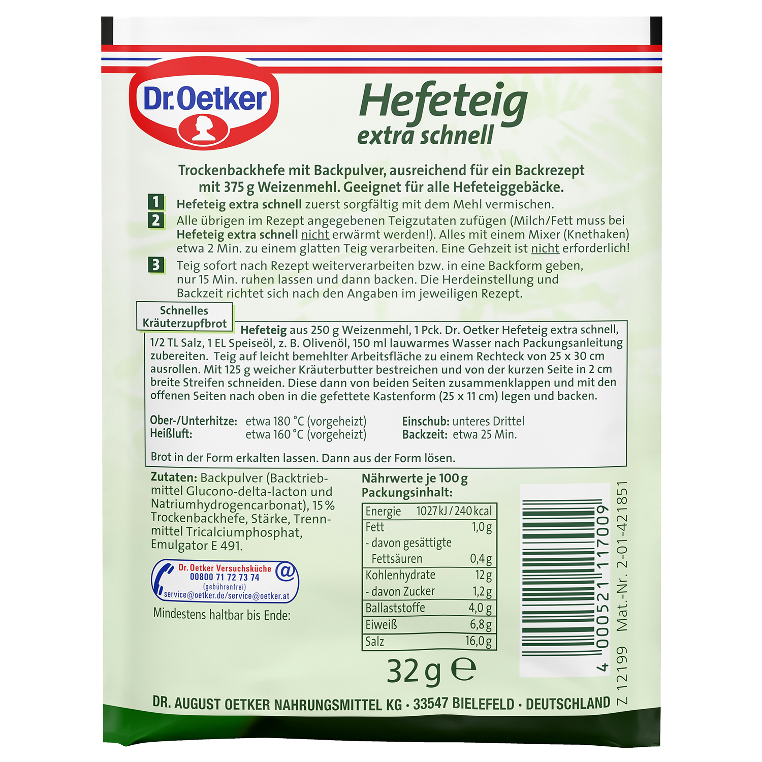 Hefeteig extra schnell