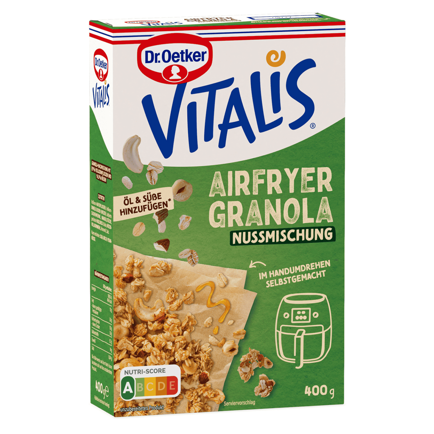 Airfryer Granola Nussmischung 400g