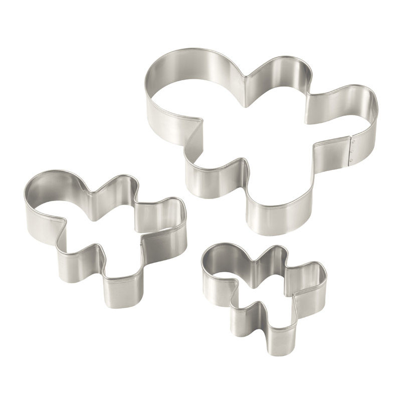 Ausstecher ''Lebkuchenmann'', 3-teilig