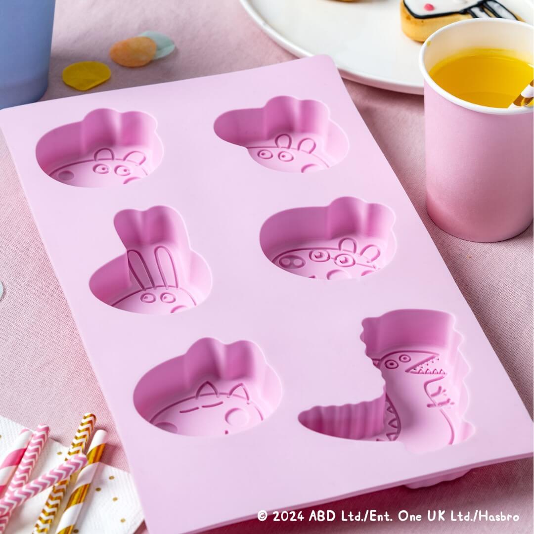 Silikonform Mini Küchlein "Peppa & Freunde" Silikonform Mini Küchlein "Peppa & Freunde"