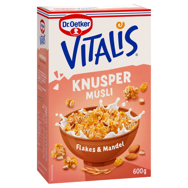 Vitalis Knuspermüsli Flakes+Mandeln
