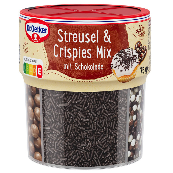 Streusel & Crispies Mix mit Schokolade