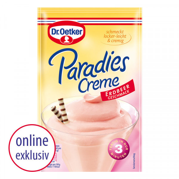 Paradies Creme Erdbeer-Geschmack