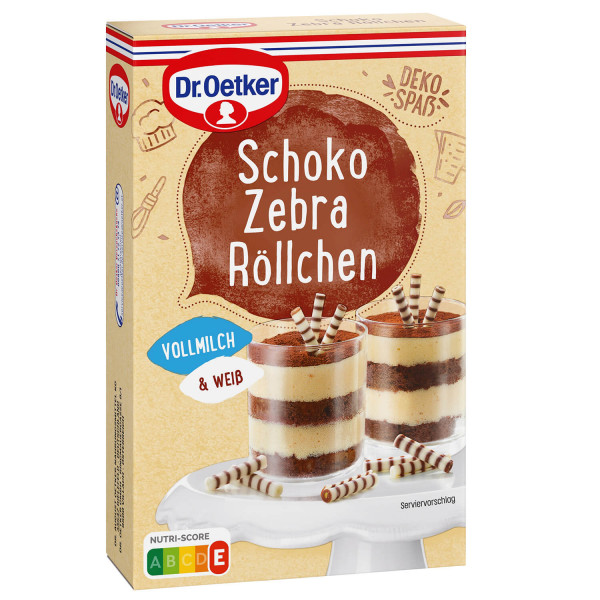 Schoko Zebra Röllchen