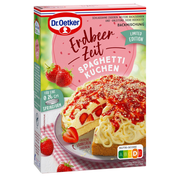 Erdbeer Zeit Spaghetti Kuchen