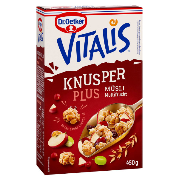 Vitalis KnusperPlus Multifrucht 450g