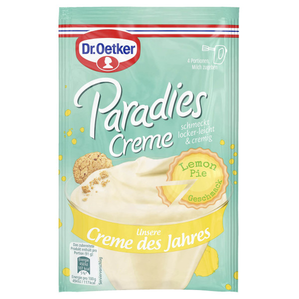 Paradies Creme des Jahres Lemon Pie