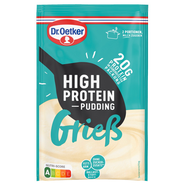 High Protein Pudding-Pulver Grieß