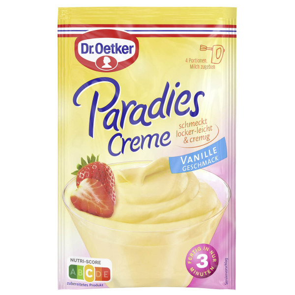 Paradies Creme Vanille-Geschmack