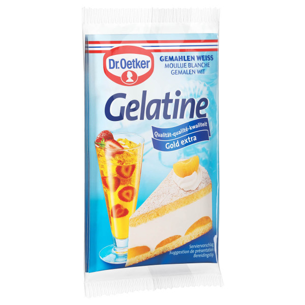 Gelatine gemahlen weiß 3er