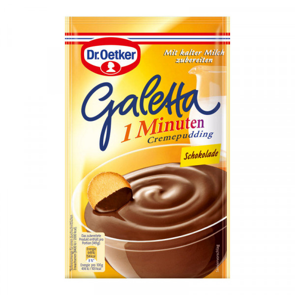 Galetta - 1 Minuten Cremepudding Schokolade
