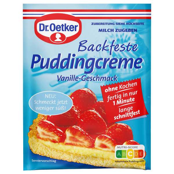 Backfeste Puddingcreme