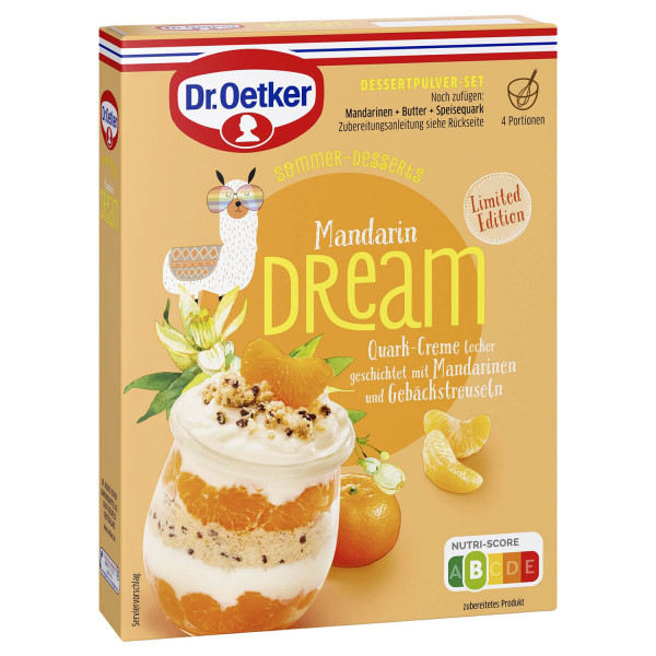 Sommer-Desserts Mandarin DREAM